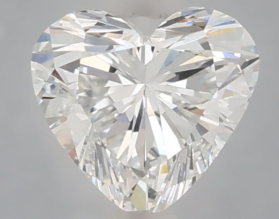1.05 carat heart lab grown diamond E color VS1 clarity