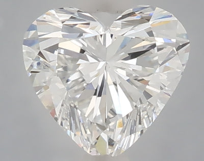 1.05 carat heart lab grown diamond E color VS1 clarity