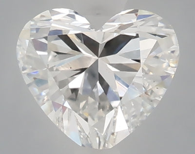 1.09 carat heart lab grown diamond E color VS2 clarity