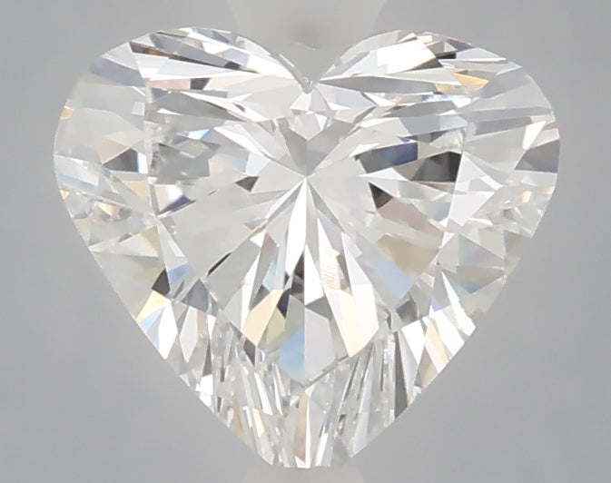 1.55 carat heart lab grown diamond E color VVS2 clarity