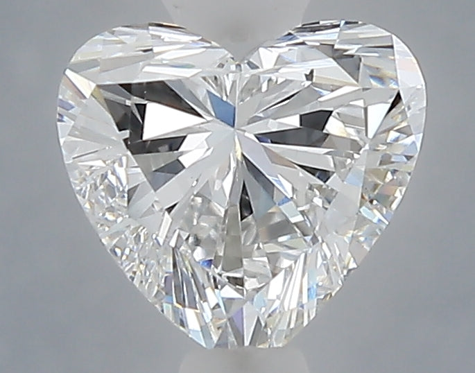 1.05 carat heart lab grown diamond E color VS1 clarity
