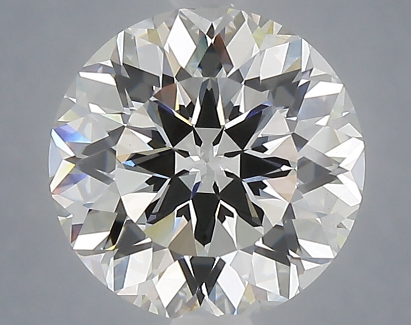 2.84 carat round lab grown diamond G color VVS2 clarity