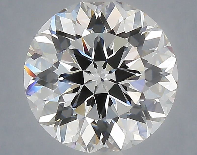 2.82 carat round lab grown diamond G color VVS2 clarity