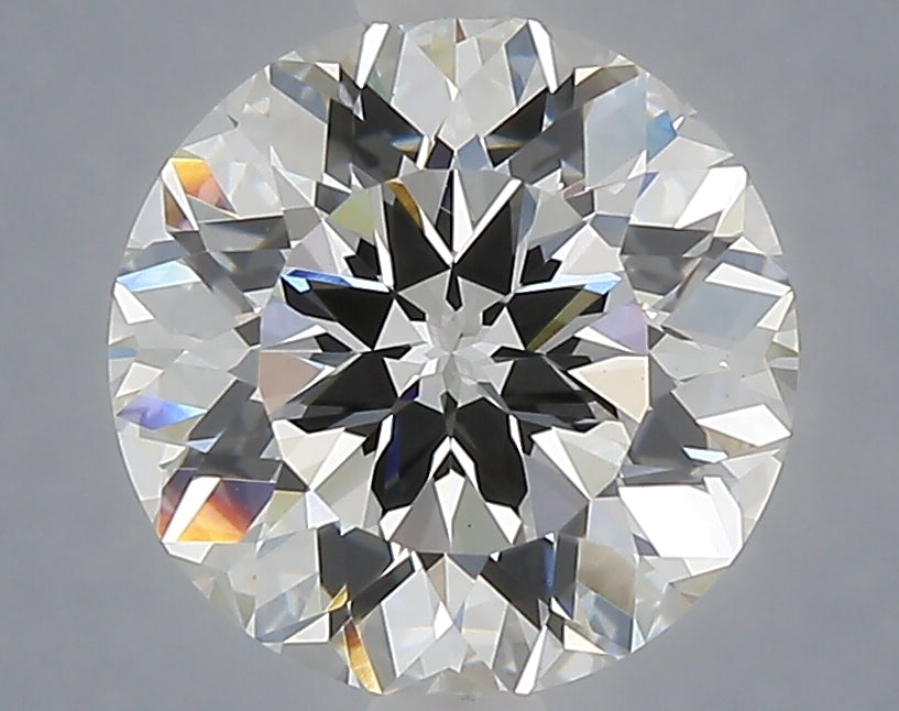 2.84 carat round lab grown diamond G color VS1 clarity
