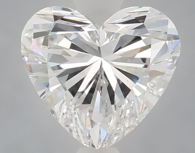 1.60 carat heart lab grown diamond D color VS1 clarity