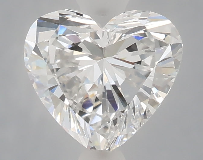 1.53 carat heart lab grown diamond D color VVS2 clarity