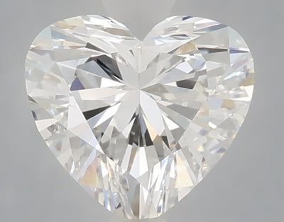 1.60 carat heart lab grown diamond E color VVS2 clarity