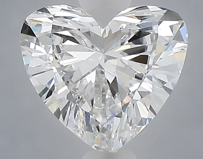1.07 carat heart lab grown diamond E color VVS2 clarity