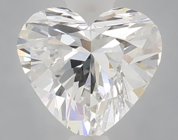 1.03 carat heart lab grown diamond E color VVS2 clarity