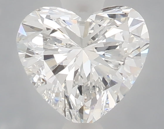 1.02 carat heart lab grown diamond E color VVS2 clarity