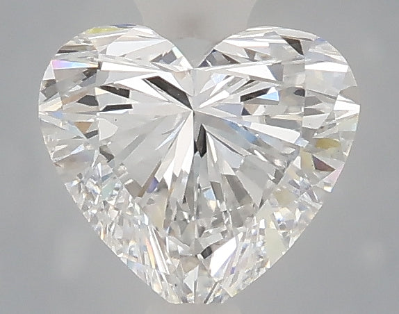 1.04 carat heart lab grown diamond E color VS1 clarity