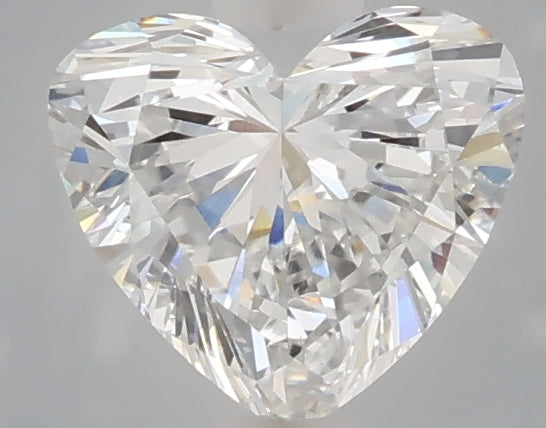 1.03 carat heart lab grown diamond E color VVS2 clarity