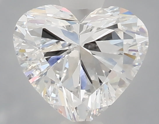 1.01 carat heart lab grown diamond E color VVS2 clarity