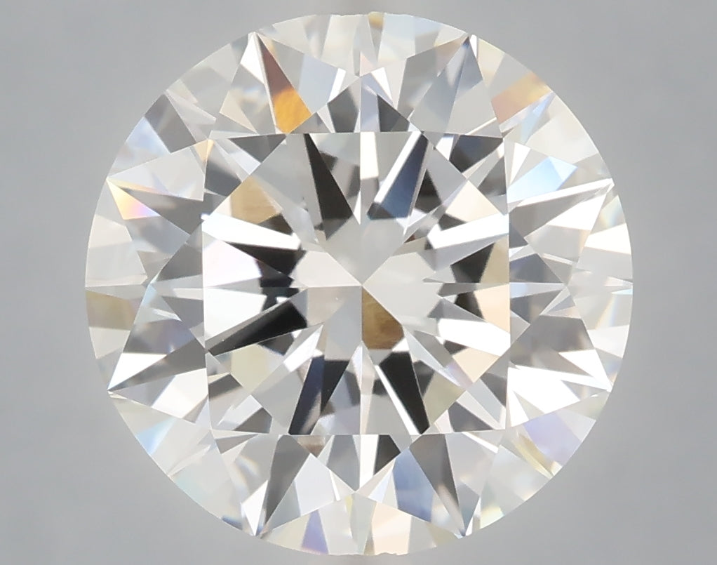 6.02 carat round lab grown diamond E color VVS2 clarity