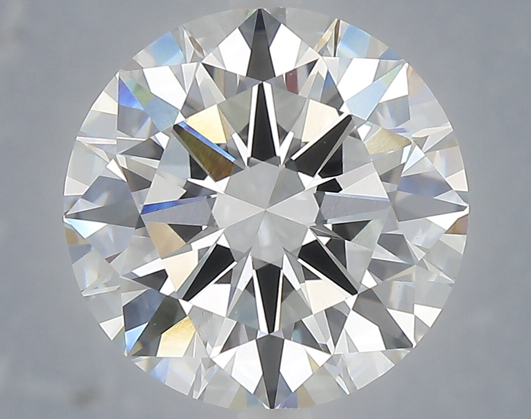 6.02 carat round lab grown diamond E color VVS2 clarity
