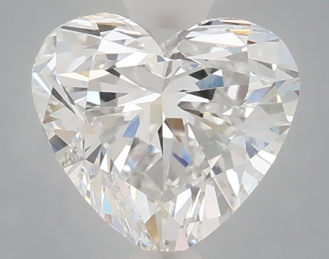 1.56 carat heart lab grown diamond E color VVS2 clarity