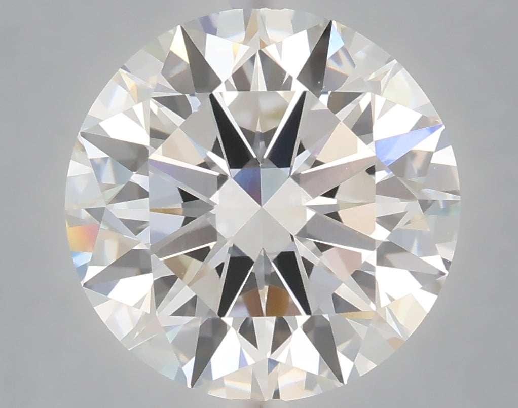 6.01 carat round lab grown diamond E color VVS2 clarity