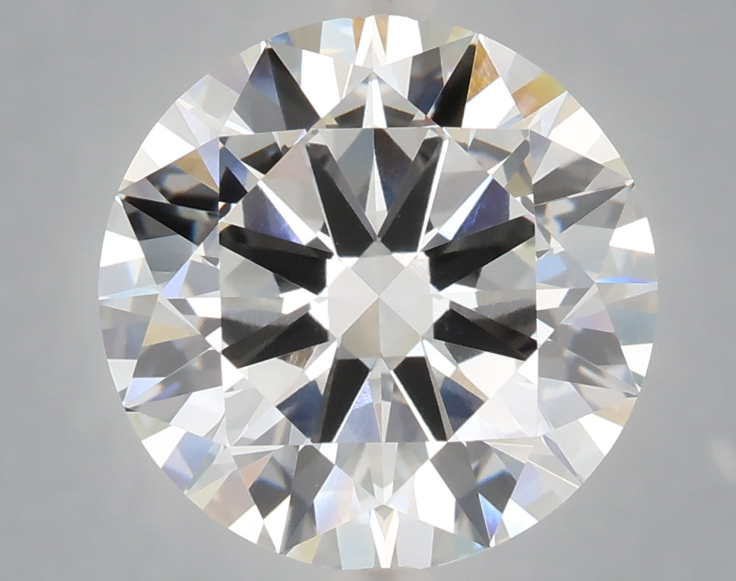 6.01 carat round lab grown diamond E color VVS2 clarity