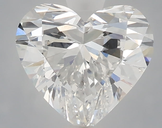 1.51 carat heart lab grown diamond E color VVS2 clarity