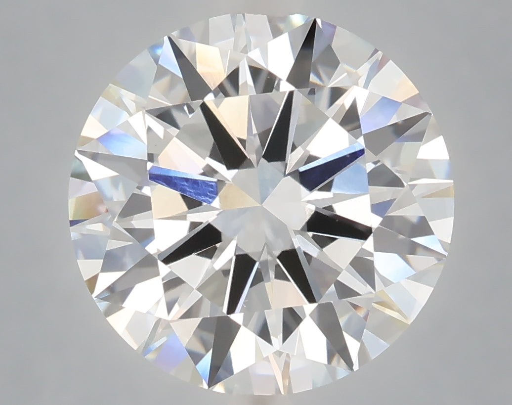6.01 carat round lab grown diamond E color VS1 clarity