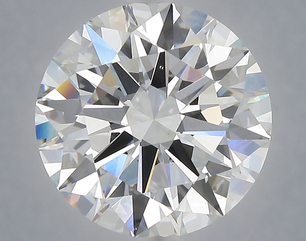 6.01 carat round lab grown diamond E color VS1 clarity