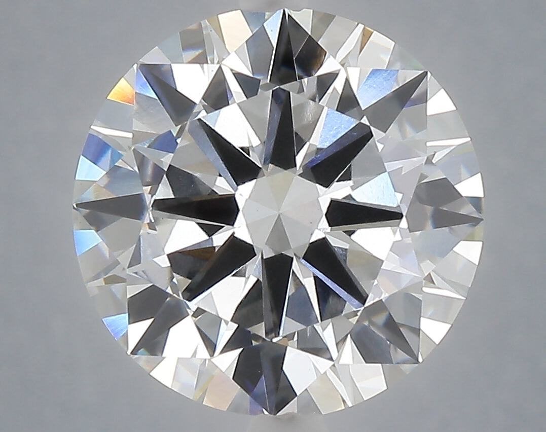 6.02 carat round lab grown diamond F color VS1 clarity