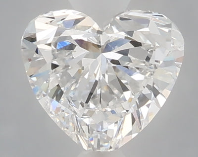 1.04 carat heart lab grown diamond D color VS1 clarity