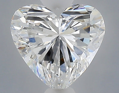 1.02 carat heart lab grown diamond E color VS1 clarity