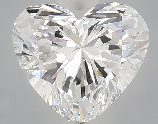 1.07 carat heart lab grown diamond D color VVS2 clarity
