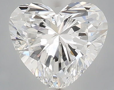 1.07 carat heart lab grown diamond D color VVS2 clarity