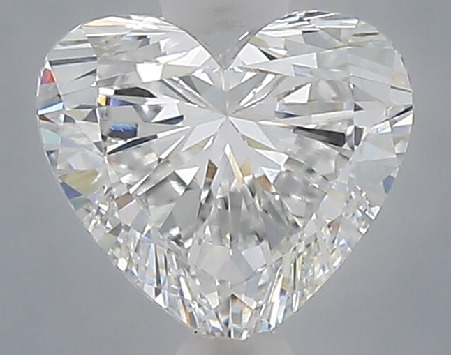 1.00 carat heart lab grown diamond E color VVS2 clarity