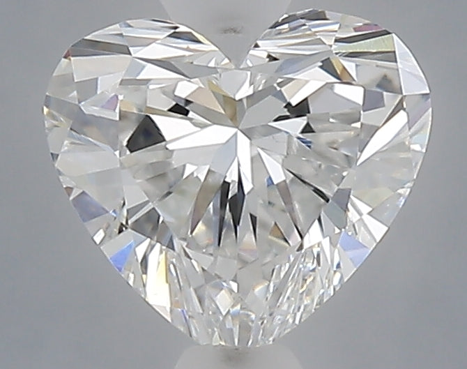 1.05 carat heart lab grown diamond E color VS1 clarity