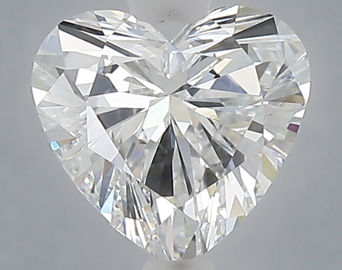 1.59 carat heart lab grown diamond E color VVS2 clarity