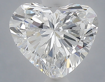 1.50 carat heart lab grown diamond E color VVS2 clarity