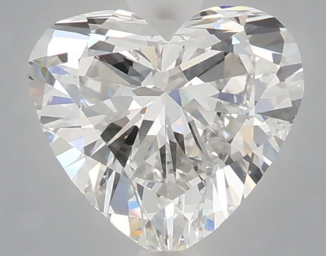 1.59 carat heart lab grown diamond E color VVS2 clarity