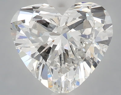 1.59 carat heart lab grown diamond E color VVS2 clarity