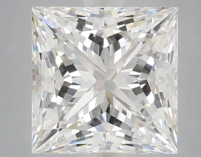 2.60 carat princess lab grown diamond E color VVS2 clarity