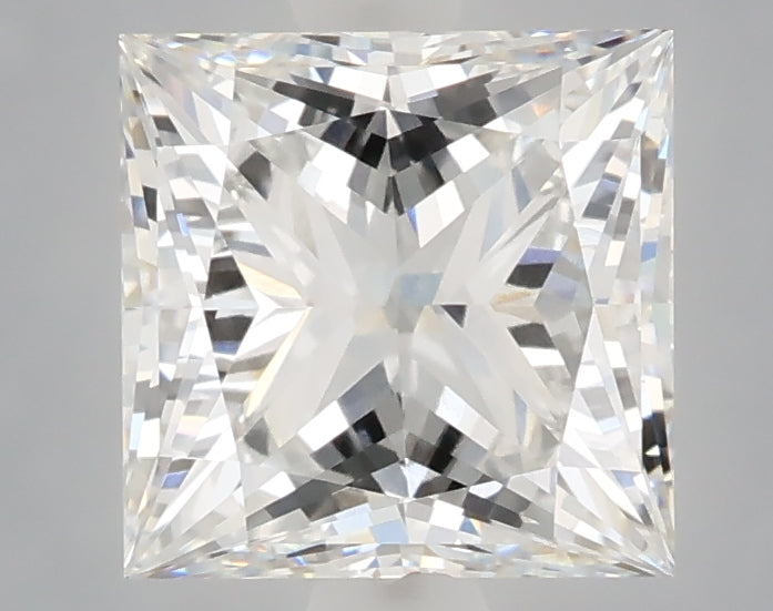 2.50 carat princess lab grown diamond E color VVS2 clarity