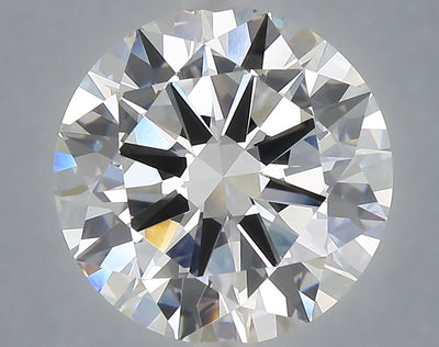 6.00 carat round lab grown diamond F color VVS2 clarity