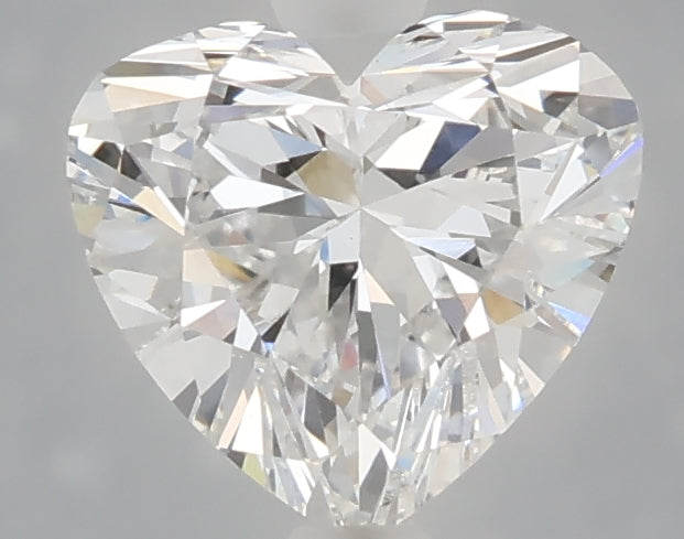 1.55 carat heart lab grown diamond E color VS1 clarity