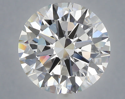 6.01 carat round lab grown diamond F color VS1 clarity