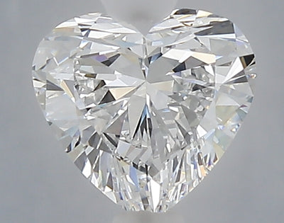 1.07 carat heart lab grown diamond E color VVS2 clarity