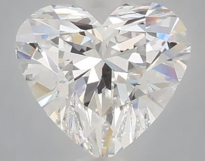 1.59 carat heart lab grown diamond E color VVS2 clarity