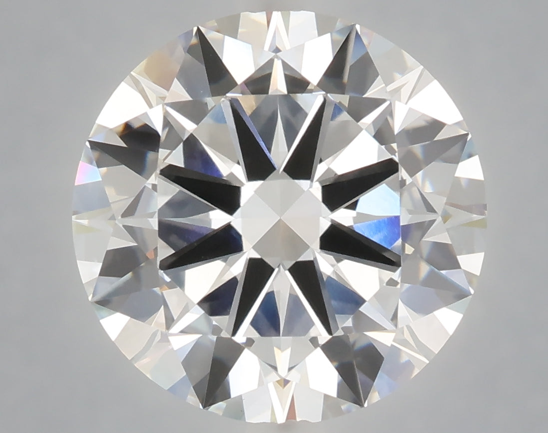 7.02 carat round lab grown diamond F color VVS2 clarity
