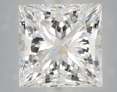 2.60 carat princess lab grown diamond D color VS1 clarity