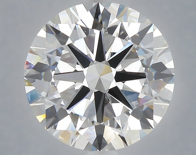 6.00 carat round lab grown diamond F color VVS2 clarity