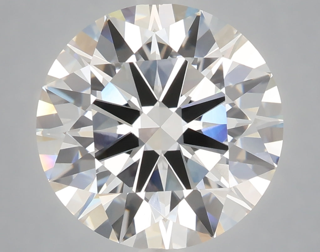 6.02 carat round lab grown diamond E color VVS2 clarity