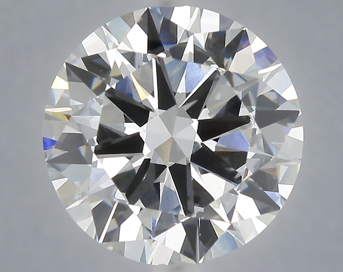7.02 carat round lab grown diamond F color VVS2 clarity