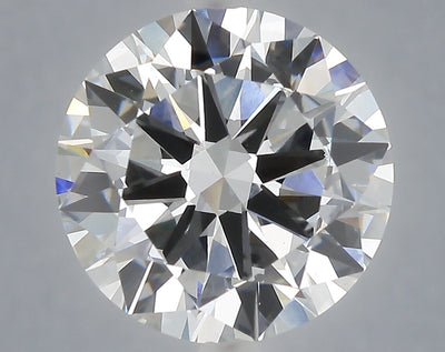 7.02 carat round lab grown diamond F color VVS2 clarity