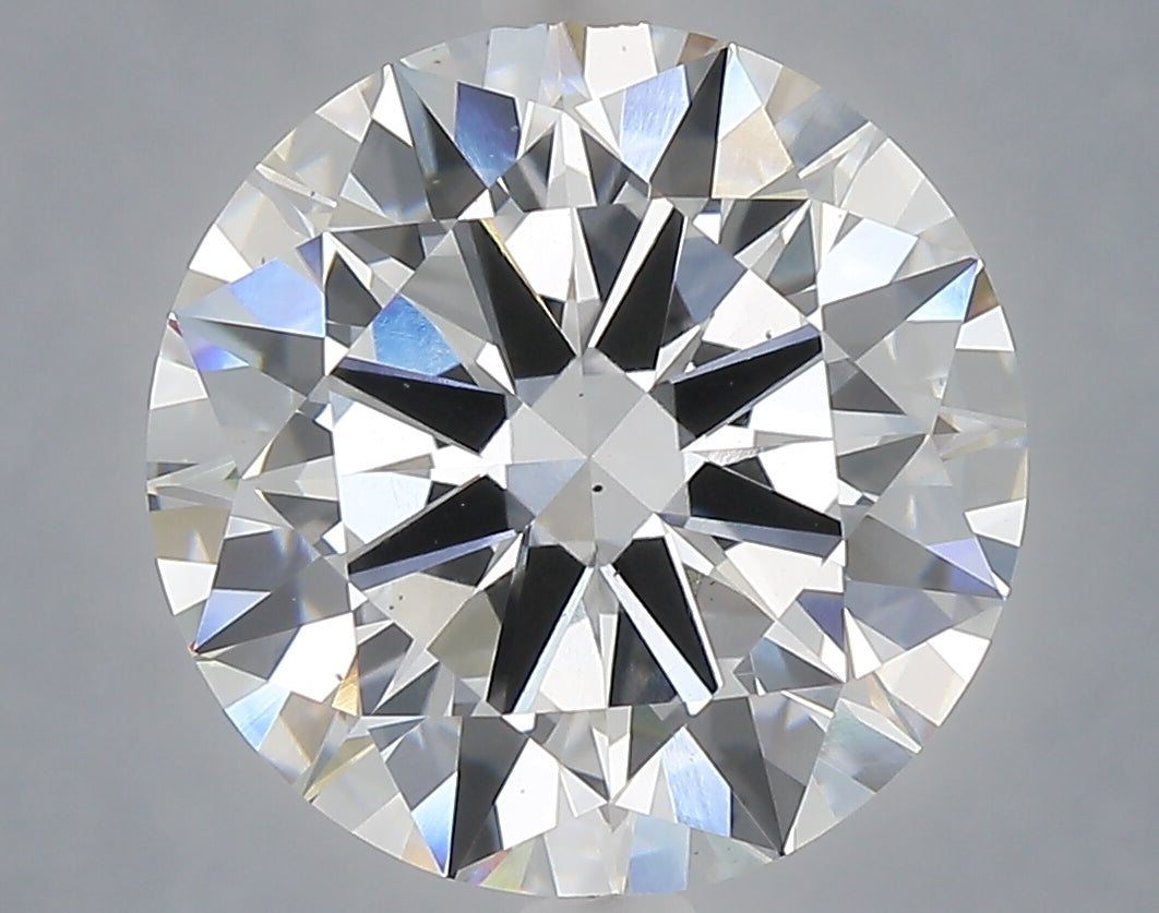 6.01 carat round lab grown diamond E color VS1 clarity